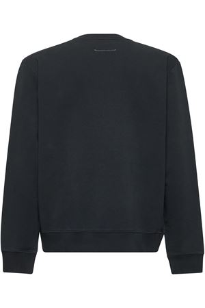 Black cotton Numbers-motif sweatshirt MM 6 MAISON MARGIELA | SH2GU0021M25004900